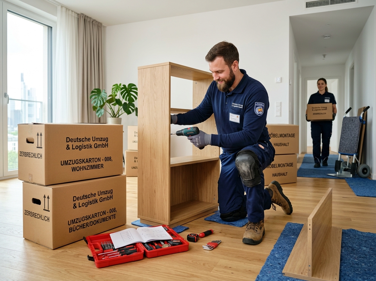 Einpackservice und Umzugskartons